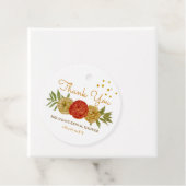 Elegantes Gold Dots Brautparty Geschenkanhänger (Beispiel)