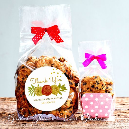 Elegantes Gold Dots Brautparty Runder Aufkleber