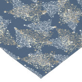 Elegantes Gold Drei Muster Kurzer Tischläufer (Ecke)