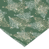 Elegantes Gold Drei Muster Kurzer Tischläufer (Ecke)