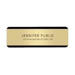 Elegantes Gold Einfache Vorlage Modernes Beruflich