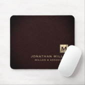 Elegantes Gold-Erstlogo Mousepad (Mit Mouse)