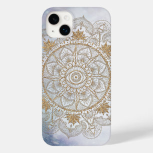 Elegantes Gold Eye Sun Moon Mandala Design Case-Mate iPhone 14 Plus Hülle