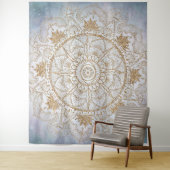 Elegantes Gold Eye Sun Moon Mandala Design Wandteppich (Beispiel)