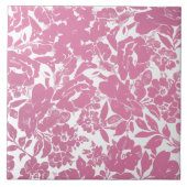 Elegantes Gold Floral Design mit feinem Schwarz Fliese (Vorderseite)