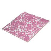 Elegantes Gold Floral Design mit feinem Schwarz Fliese (Seite)