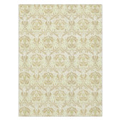 Elegantes Gold Floral Muster Tischdecke (Vorderseite)