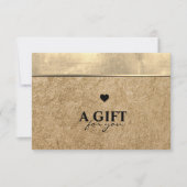 Elegantes Gold Foil and Craft Paper (Vorderseite)