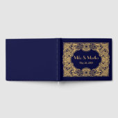 Elegantes Gold Frame Gästebuch (Voll)