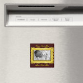 Elegantes Gold Frame Magnet (In Situ (Geschirrspüler))