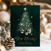 Elegantes Gold Frohe Weihnachten 