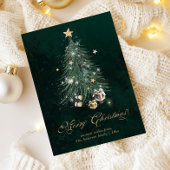 Elegantes Gold Frohe Weihnachten 