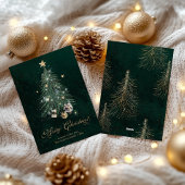 Elegantes Gold Fröhliche Weihnachten 