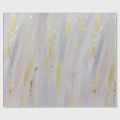 Elegantes Gold gemarmort Geschenkpapier (Flach)