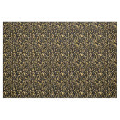 Elegantes Gold Glitzer Foliage Black Design Stoff (Fat Quarter (45,7 x 55,9 cm))