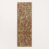 Elegantes Gold Glitzer-Funkelsequenzmuster Yogamatte (Rückseite)