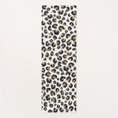Elegantes Gold Glitzer Leopard Muster Yogamatte (Vorderseite)
