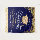 Elegantes Gold Glitzer Sparkling Abschluss Foto Wandteppich (Vorderseite (Horizontal))