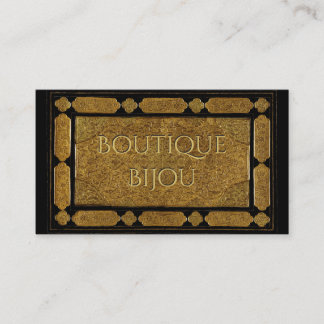 Elegantes Gold graviert Visitenkarte