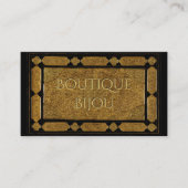 Elegantes Gold graviert Visitenkarte (Vorderseite)