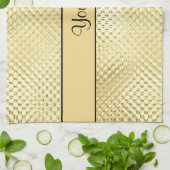 Elegantes Gold Handtuch (Gefaltet)