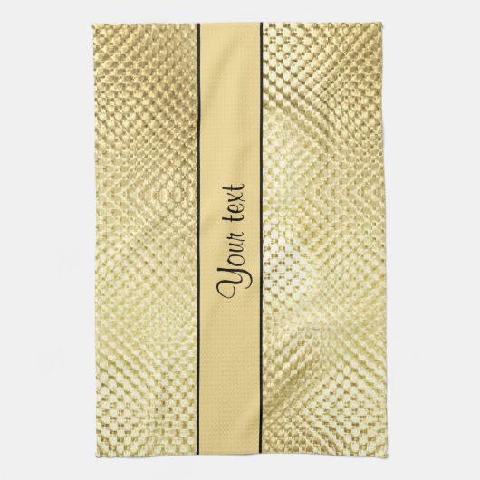 Elegantes Gold Handtuch (Vertikal)