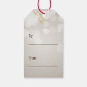 Elegantes Gold Happy Noroz Persian New Year Geschenkanhänger (Rückseite)