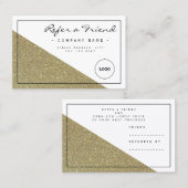 Elegantes Gold-Imitat-Textur Visitenkarte (Vorne/Hinten)