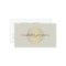 Elegantes Gold Leaf Logo auf Light Tan