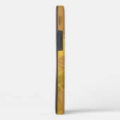 Elegantes Gold Leaf und Blume Hintergrund Case-Mate iPhone Hülle (Rückseite / Rechts)