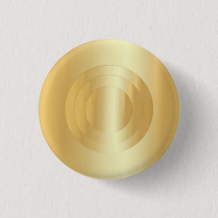 Elegantes Gold Look Custom Trendy Blank Template Button