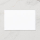 Elegantes Gold Look Design Schlicht Beruflich Visitenkarte (Rückseite)