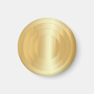 Elegantes Gold Look Trendy Custom Template Magnet