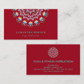 Elegantes Gold Lotus Logo Yoga Meditation Wellness Visitenkarte (Vorne/Hinten)