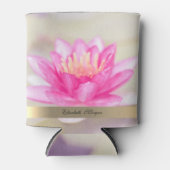 Elegantes Gold, Lotus, Yoga Dosenkühler (Vorderseite)