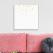 Elegantes Gold Mandala Dots Design Leinwanddruck (Insitu (Wohnzimmer))