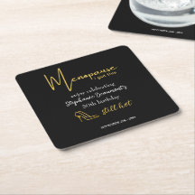 Elegantes Gold Menopause Ich schaff das 50. Geburt