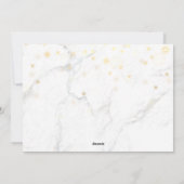 Elegantes Gold Mercury Custom Foto Feiertagskarte (Rückseite)