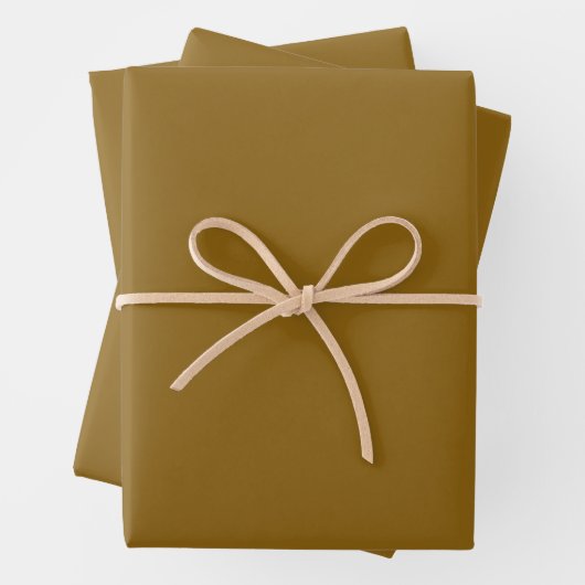 Elegantes Gold Minimalistisch und elegant Geschenkpapier Set (Beispiel)