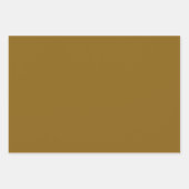 Elegantes Gold Minimalistisch und elegant Geschenkpapier Set (Vorderseite)