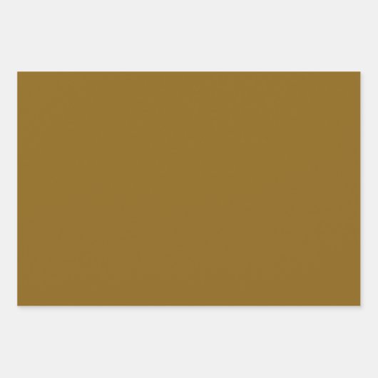 Elegantes Gold Minimalistisch und elegant Geschenkpapier Set (Vorderseite)