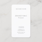 Elegantes Gold Monogram Design Chic Template Luxus Visitenkarte (Rückseite)