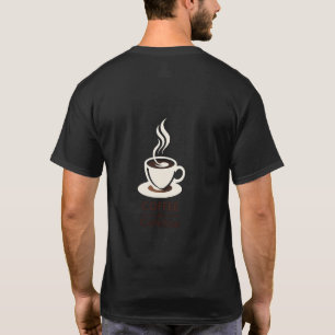 Elegantes Gold Monogram Logo T-Shirt