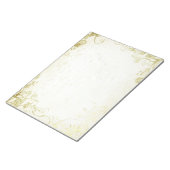 Elegantes Gold Notizblock (angewinkelt)