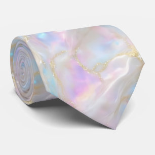 Elegantes Gold-Opal-Edelstein-Muster Chic Krawatte