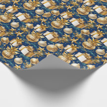 Elegantes Gold-Ornamente und Stars-Umschlagpapier