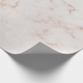 Elegantes Gold Palm Leaf Marmorgeschenk Geschenkpapier (Ecke)