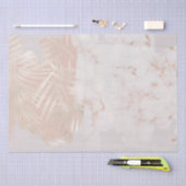 Elegantes Gold Palm Leaf Marmorgeschenk Seidenpapier (Handwerk)