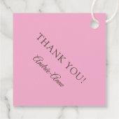 Elegantes Gold Pink Foto 50 Fantastischer Geburtst Geschenkanhänger (Rückseite)