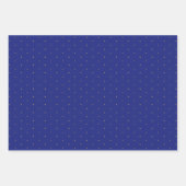 Elegantes Gold Polka Dot Geschenkpapier (Vorderseite 3)